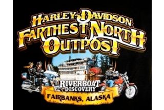 Custom Harley Davidson/ Riverboat Discovery T-Shirt